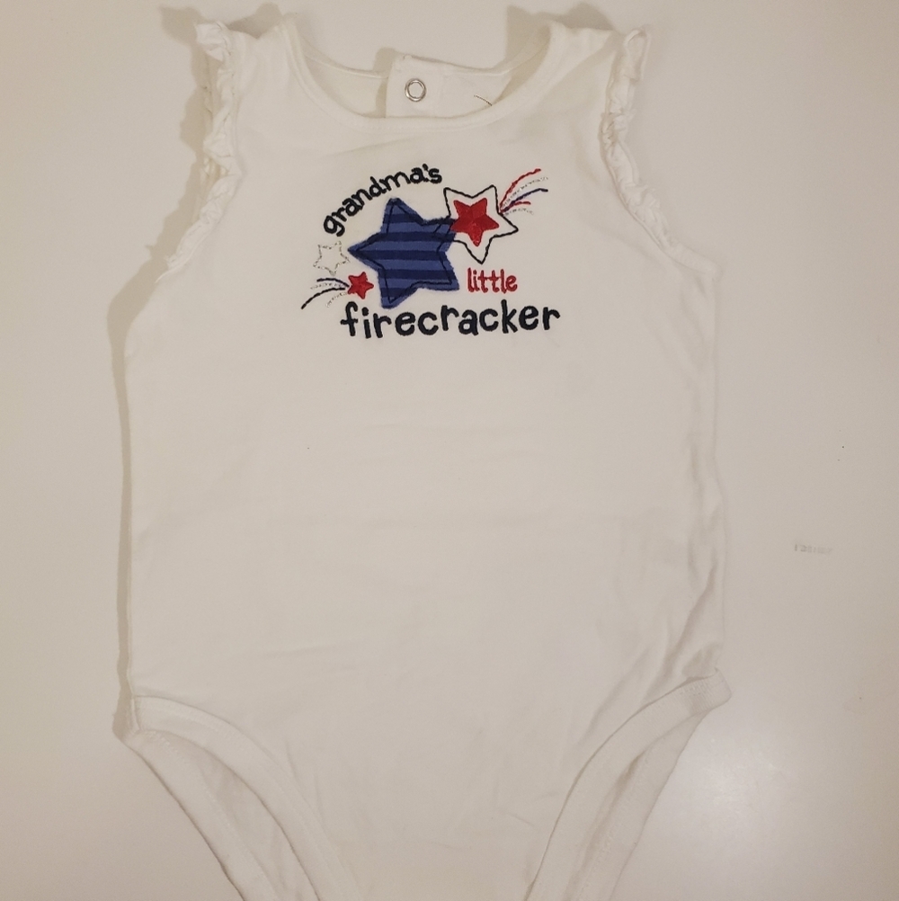Jumping Beans 4th Of July Onsie 18m